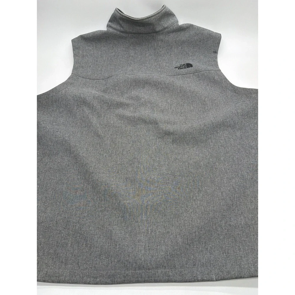 The North Face WindWall Vest Mens XXL Grey Softshell Full Zip Tom Kadlec KIA